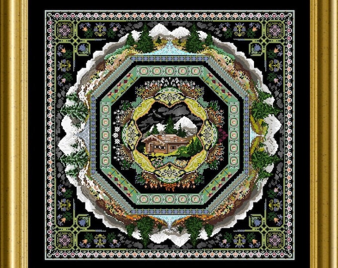 Toy Shelf Birth Record Dimensions Counted Cross Stitch Kit Etsy