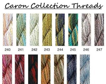 Caron Collection Waterlilies, Wildflowers, Watercolours, Impressions - Colors 240-254 - Variegated Embroidery Threads