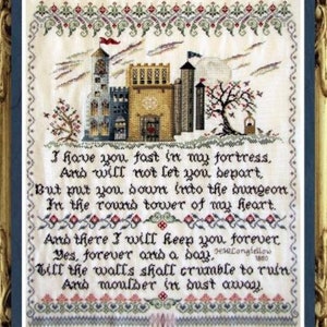 Tempting Tangles - Longfellow's Round Tower - Pattern
