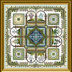 Chatelaine Design - Medieval Herb Garden (Herbularius) - Cross Stitch Pattern