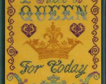 Tempting Tangles - Queen For Today - Pattern or Silk Pack
