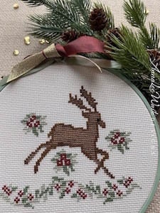 Annalee Waite Designs-Regal Reindeer