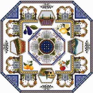 Chatelaine Design - Provence Mandala - Cross Stitch Pattern