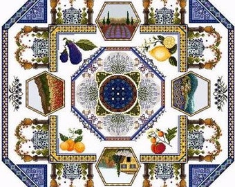 Chatelaine Design - Provence Mandala - Cross Stitch Pattern