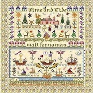 Long Dog Samplers - Time & Tide - Cross Stitch Pattern