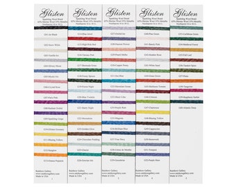 Rainbow Gallery Threads - Glisten - G01-G70 ** Choose Color**