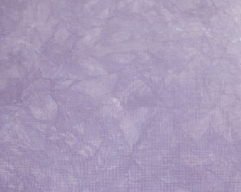 Hand-dyed 14 Ct, 16 Ct, and 18 Ct Aida Cloth, ALYSSUM - Garibaldi's Needle Works - choose count & size/purple