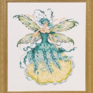 March Aquamarine Fairy  - Mirabilia Chart and Embellishment Package - Each sold separately