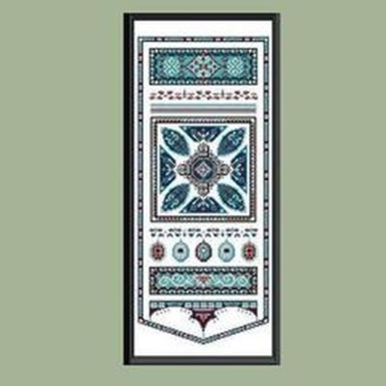 Chatelaine Design Bold Band Sampler 1 Cross Stitch Pattern Etsy