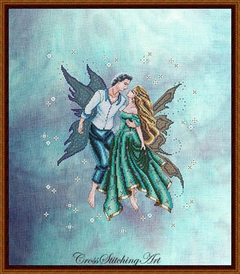 Cross Stitching Art-Dancing in The Stars