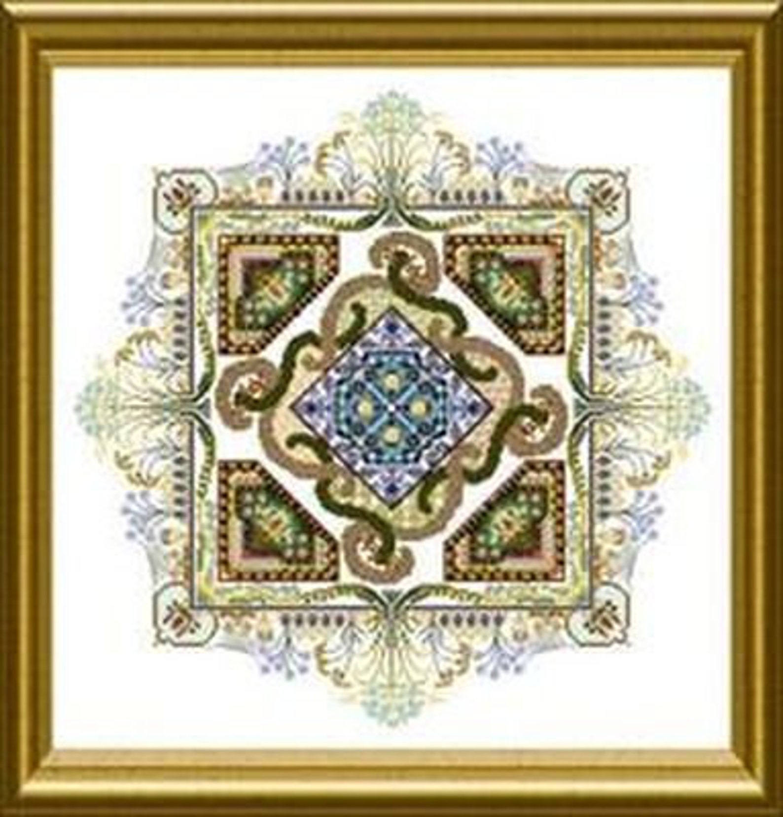 Chatelaine Design Autumn Knotgarden Cross Stitch Pattern Etsy