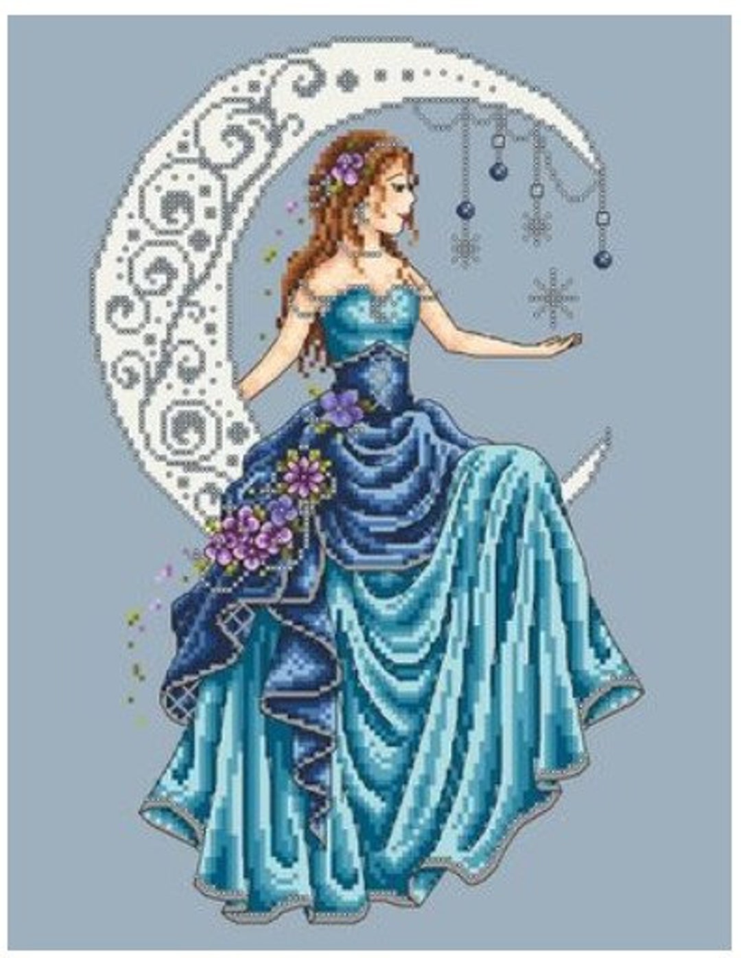 Shannon Christine - Moon Princess - Cross Stitch Pattern - Etsy