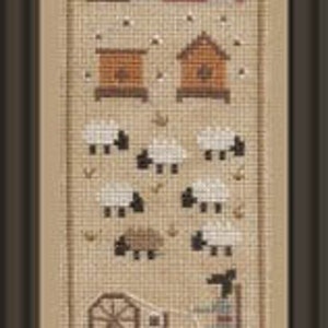 Jardin Prive' - Histoires De Moutons 4 - New Cross Stitch Pattern