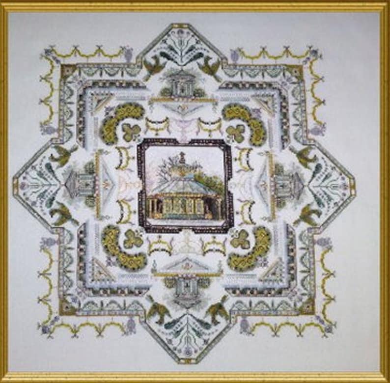 Chatelaine Design Classizism Cross Stitch Pattern Etsy