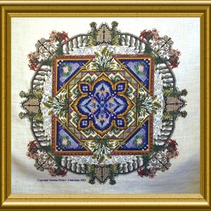 Chatelaine Design - The Water Garden Mandala - Cross Stitch Pattern