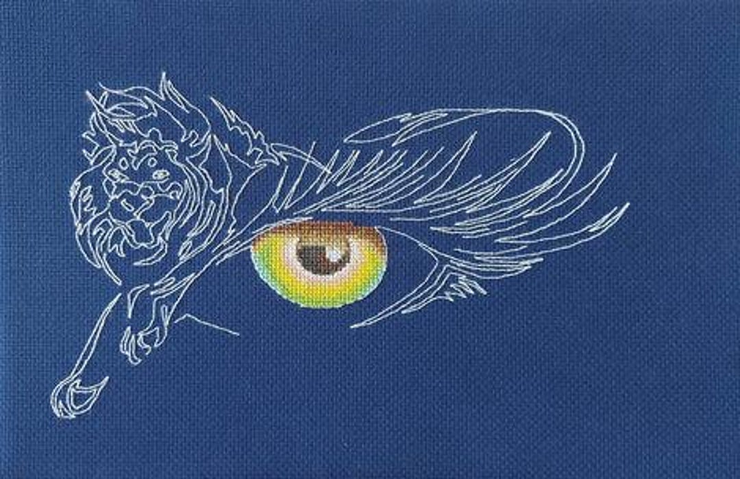 Magic Eye Chicken Pattern Magic Eye Cross-stitch Pattern by Artmishka - Etsy