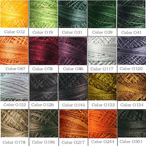 Valdani 3-Ply stranded floss/Variegated - Colors O12 thru O559