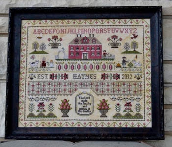 Annie Beez Folk Art-Haynes Sampler