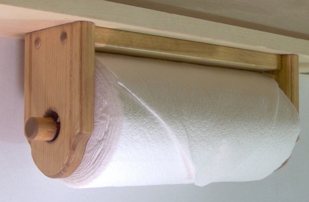 Dalton Wood Wall / Under Cabinet Mounted Paper Towel Holder