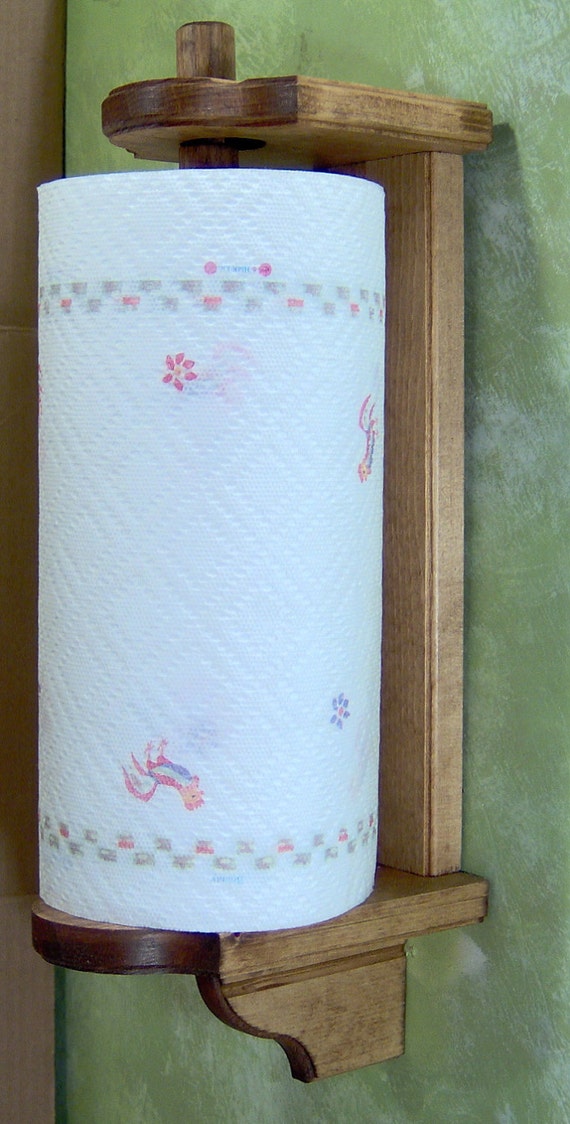 Vertical Wall-mounted Paper Towel Holder 