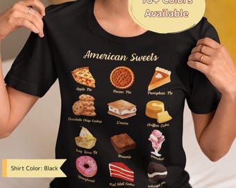 T-shirt American Sweets : t-shirt unisexe en ultra coton pour boulangers