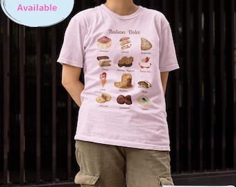 Italian Sweets T-Shirt: Dolce Dessert Lover Tee
