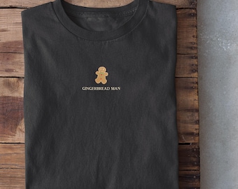 Gingerbread Man Tee: Unisex Holiday Shirt, Soft Cotton