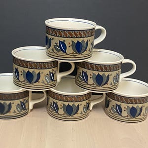 Set of Vintage Mikasa Cacoi Arabella Coffee Cups