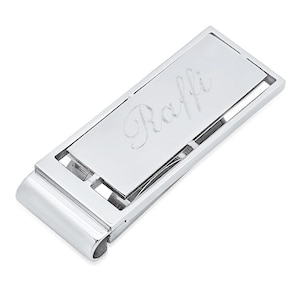 Personalized Quality Stainless Steel Luxury Money Clip - Free Engraving!