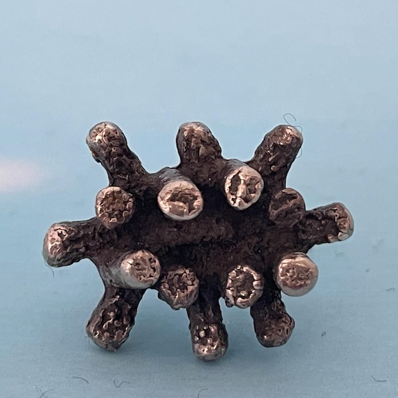 Brutalist Style Statement Ring, 1980s, Adjustable… - image 6