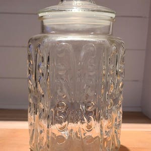 Pot en verre vintage - L.E.Smith