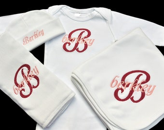 Personalized Baby Coming Home Outfit