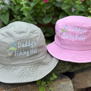 Daddy and Me Fishing Buddy Hat Set – Matching Fishing Bucket Hats