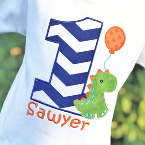 Dinosaur Birthday Shirt - Personalized - Little Dino Shirt - Dino Birthday Shirt - Boys Dinosaur Shirt - First Birthday - Trex Birthday