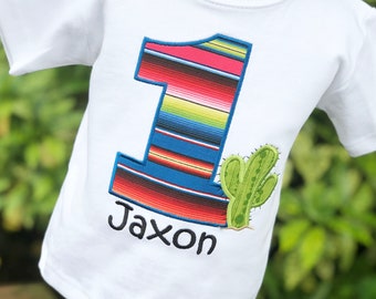 Personalized Cactus Birthday Shirt