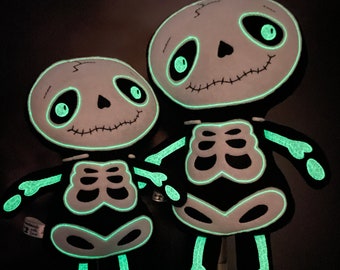Skeleton Plush / Glow in the Dark Option