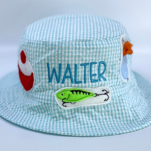 Boys Fishing Hat Personalized Hat 