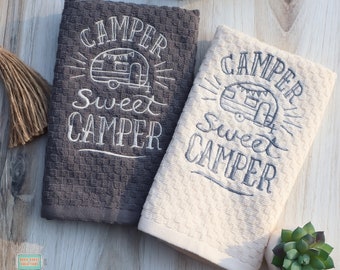 Camper Sweet Camper Kitchen Towel Set