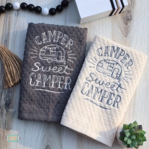 Camper Sweet Camper Kitchen Towel Set image 1