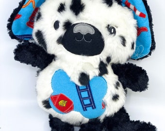 stuffed dalmatian fire dog