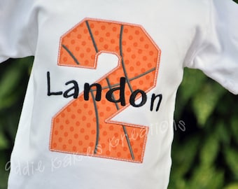 Basketball Birthday Shirt - Personalized Birthday Shirt - Basketball Birthday Party - Boys Birthday Shirt - Boys Basketball Shirt - Sports