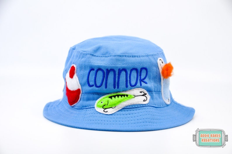 Boys Fishing Hat Personalized Hat Fishing Sun Hat Etsy