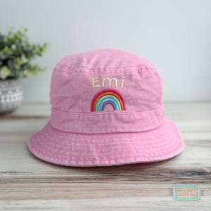Personalized Kids Beach Hat - Monogrammed Kids Sun Hat - Baby Bucket Hat - Toddler Bucket Hat - Personalized Kids Bucket Hat - Adult Hat