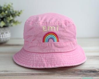 Personalized Kids Beach Hat - Monogrammed Kids Sun Hat - Baby Bucket Hat - Toddler Bucket Hat - Personalized Kids Bucket Hat - Adult Hat