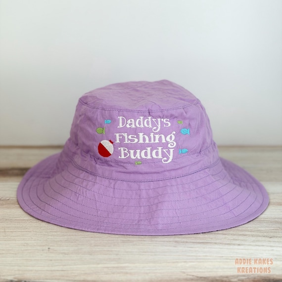 Daddy’s Fishing Buddy Bucket Hat – Personalized Baby Fishing Hat