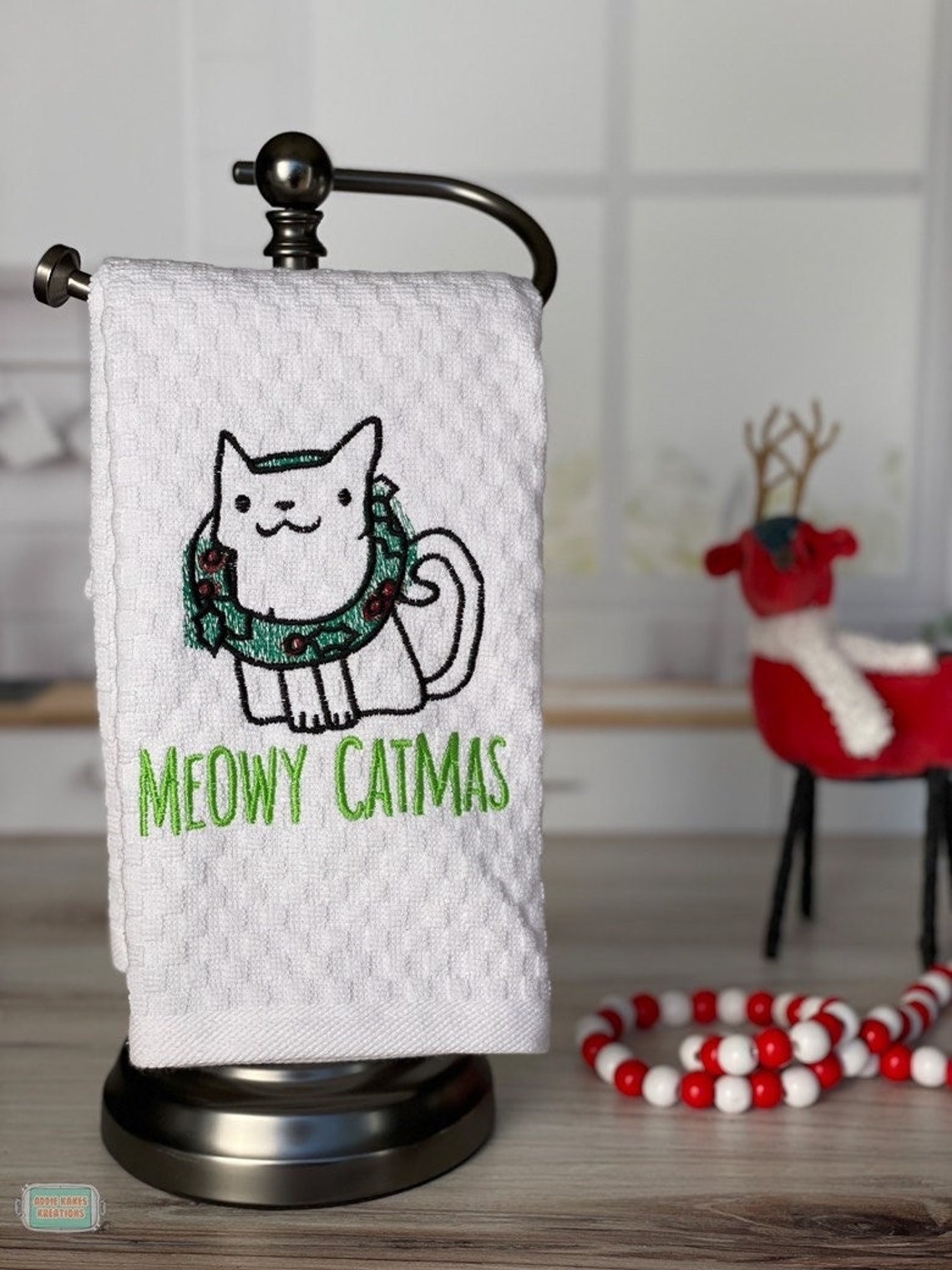 Meowy Catmas | Funny Christmas Embroidery