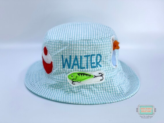 Boys Fishing Hat Personalized Hat 