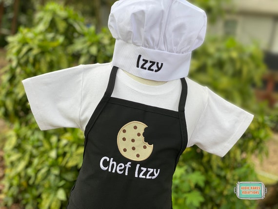 chef hats and aprons personalized