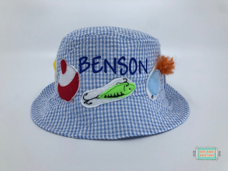 fishing hat with lures