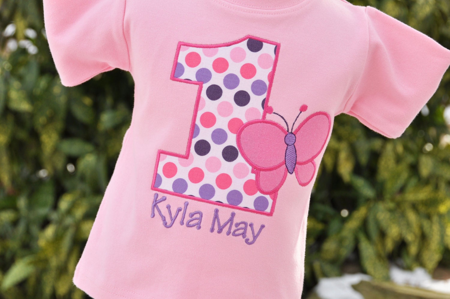 Personalized Butterfly Birthday Shirt Girls Birthday Shirt Etsy